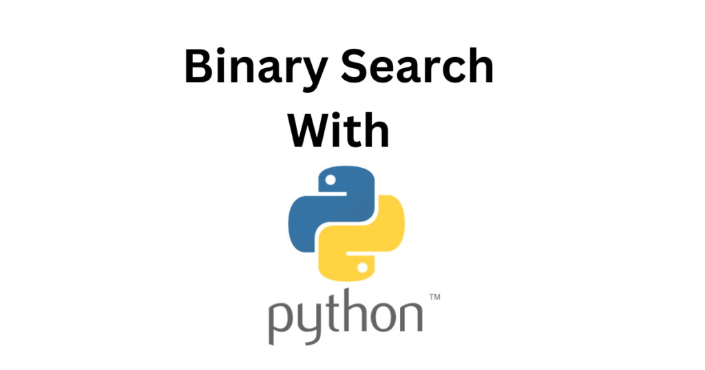 How to implement binary search in Python